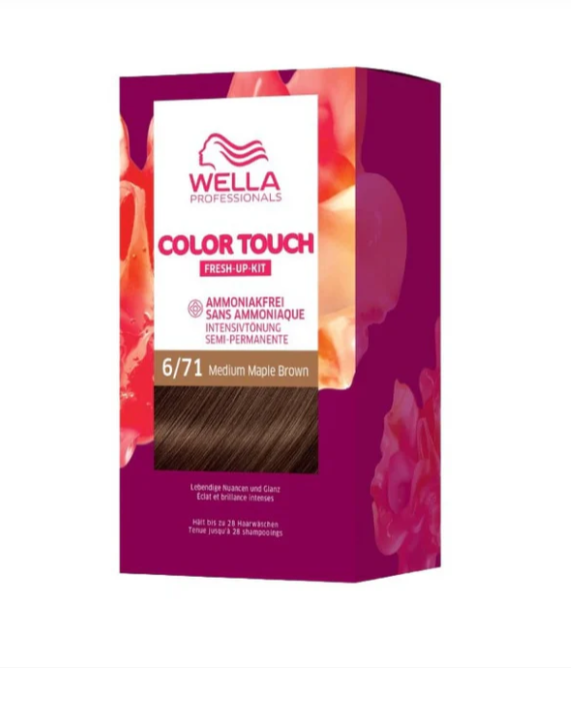 Wella Professionals Color Touch Fresh-Up-Kit -Medium Maple Brown 130ml - 6/71